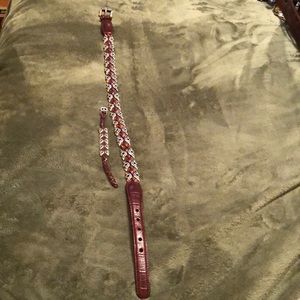 BRIGHTON belt and bracelet size S.